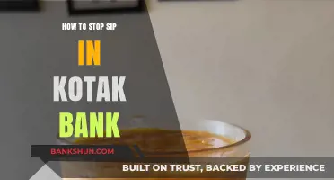 How to Stop SIP in Kotak Bank: A Step-by-Step Guide