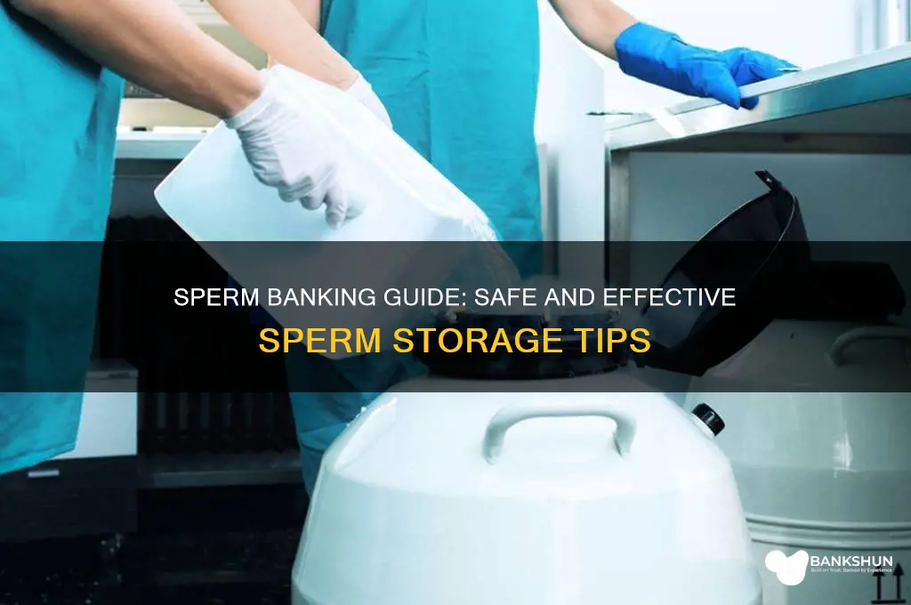 how to store sperm in sperm bank