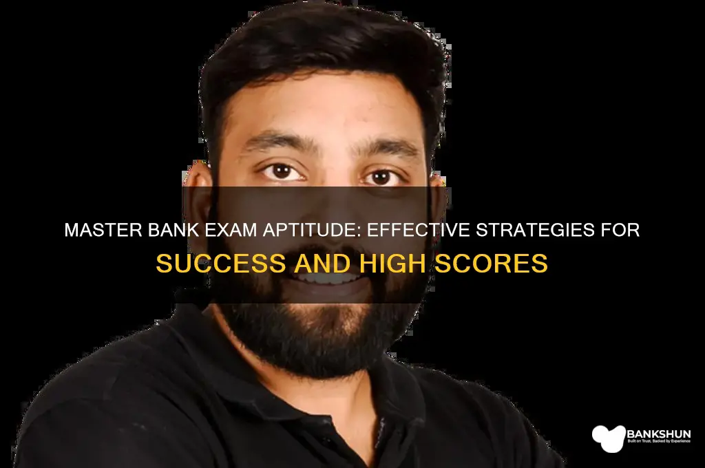 how to study aptitude for bank exams