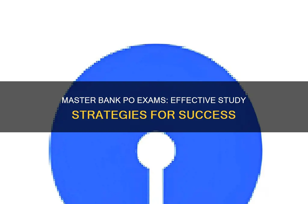 how to study for bank po exams