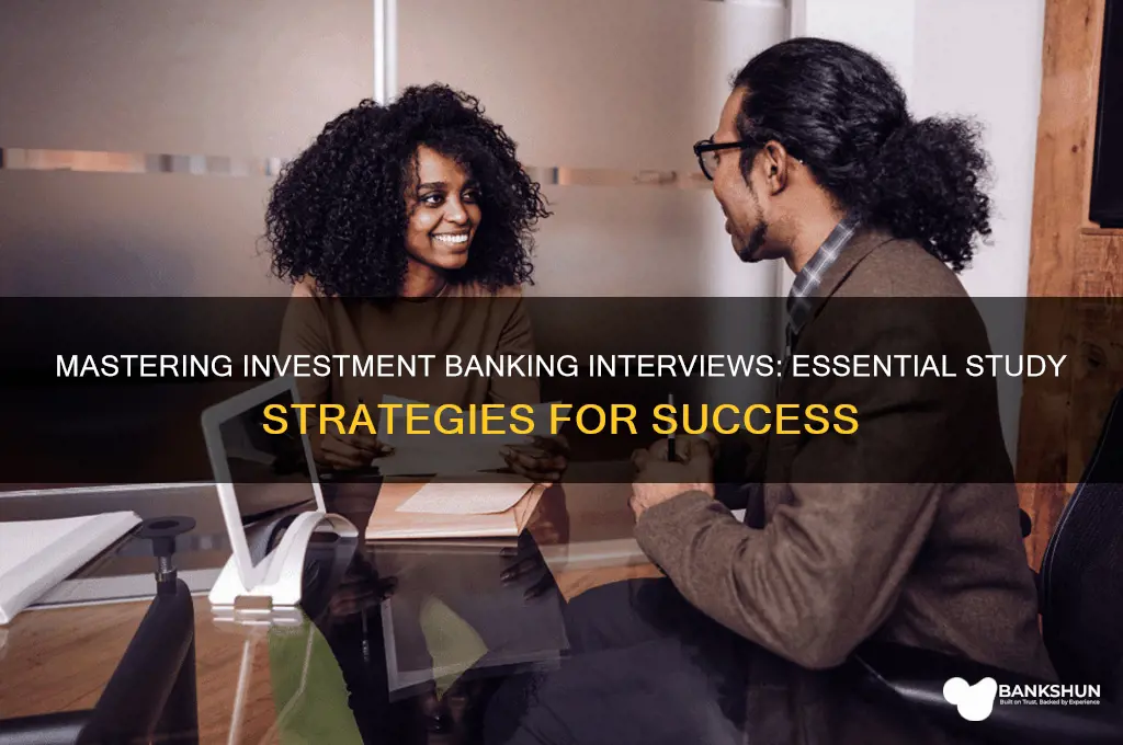 how to study for investmetn banking interview