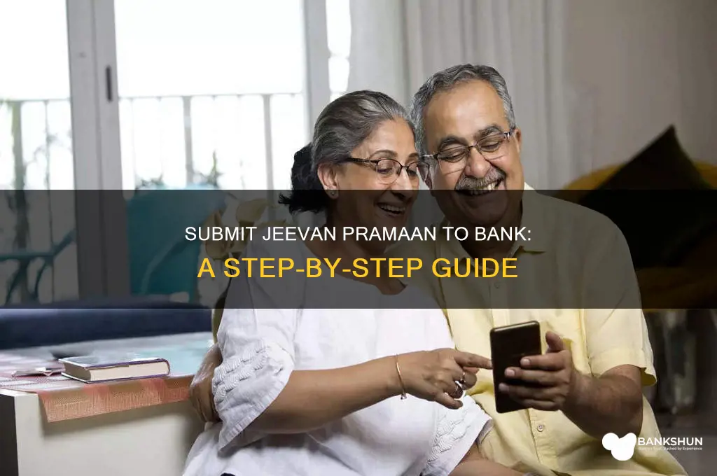 how to submit jeevan pramaan to bank