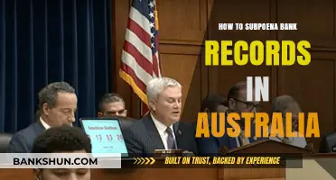 Subpoenaing Bank Records in Australia: A Step-by-Step Legal Guide