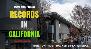 Subpoenaing Bank Records in California: A Step-by-Step Legal Guide