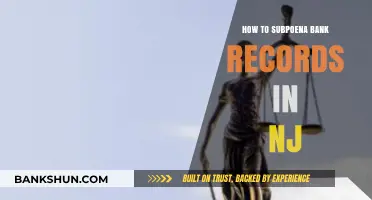 Subpoenaing Bank Records in New Jersey: A Step-by-Step Legal Guide