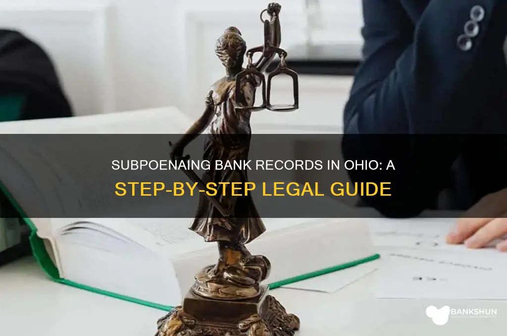 how to subpoena bank records in ohio