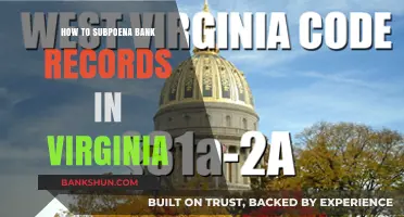Subpoenaing Bank Records in Virginia: A Step-by-Step Legal Guide