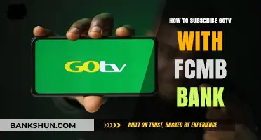 Subscribe GOtv Easily with FCMB Bank: A Step-by-Step Guide