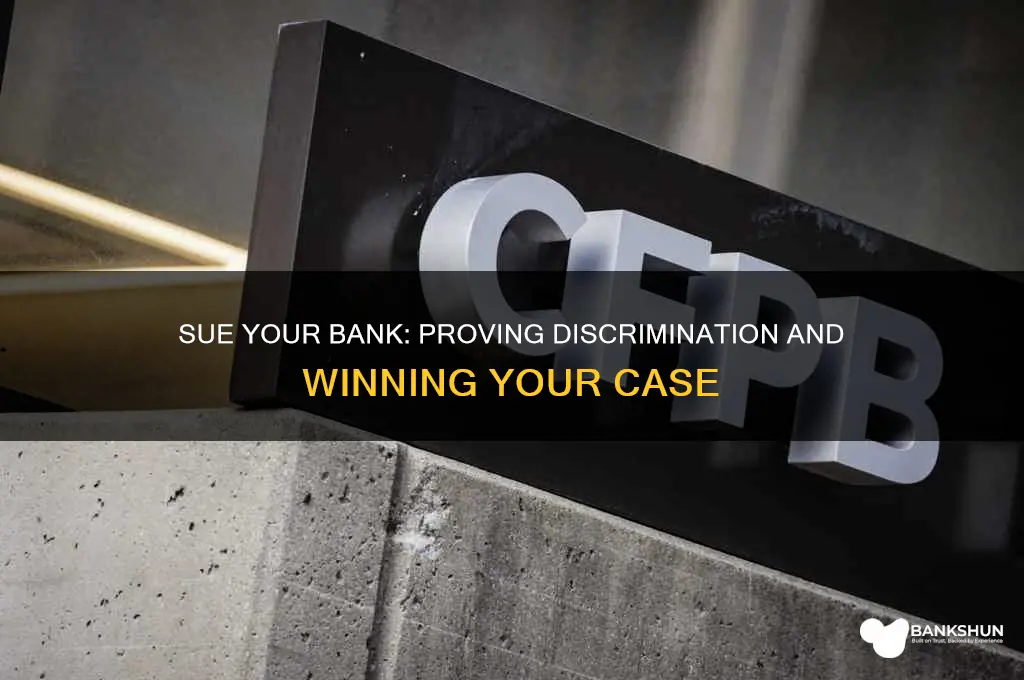 how to sue a bank for discrimination