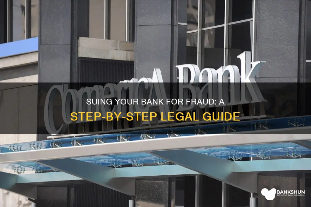 how to sue a bank for fraud