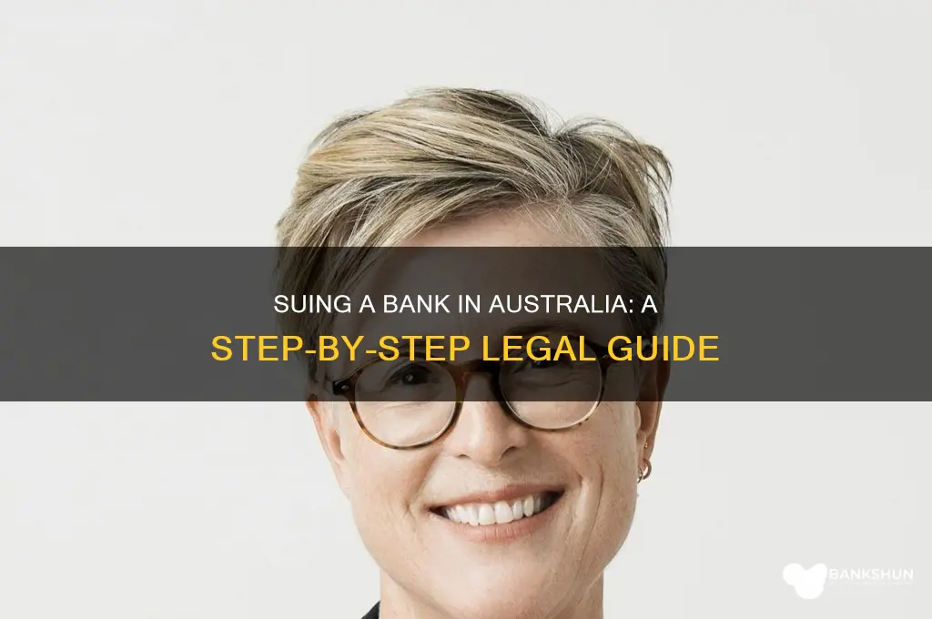 how to sue a bank in australia