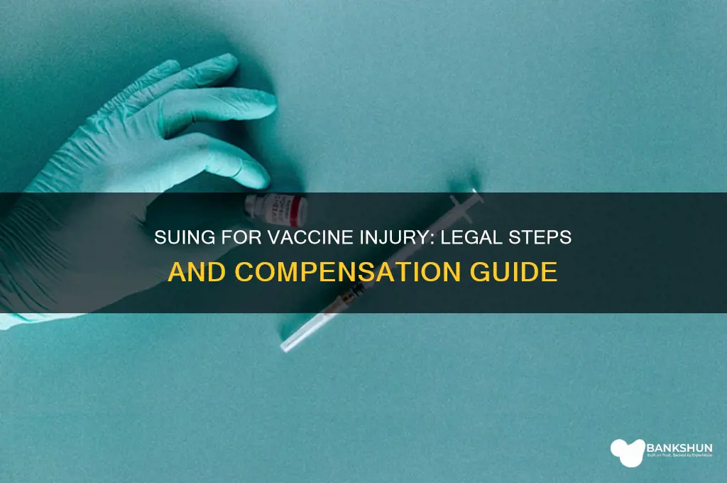 how to sue for a vaccine injury