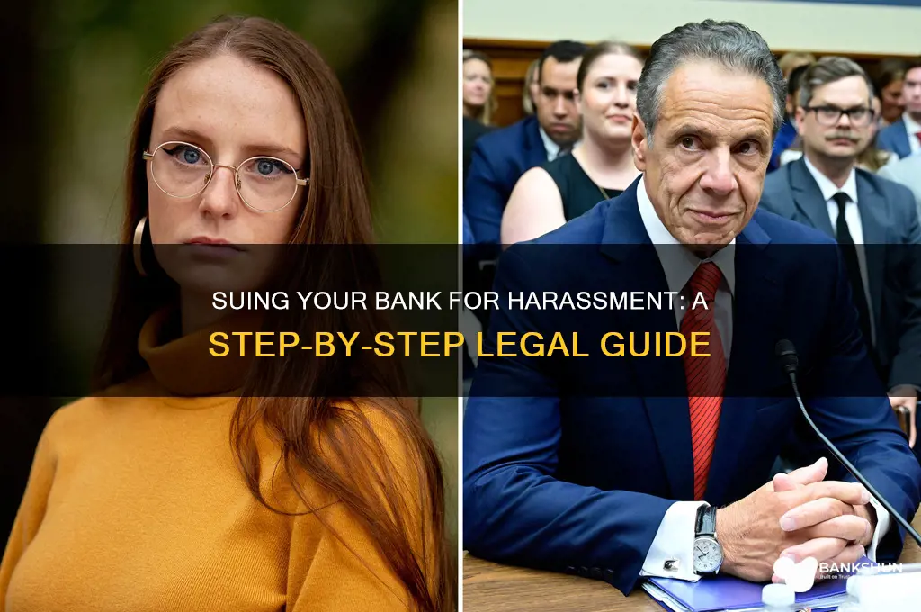 how to sue my bank for harassment