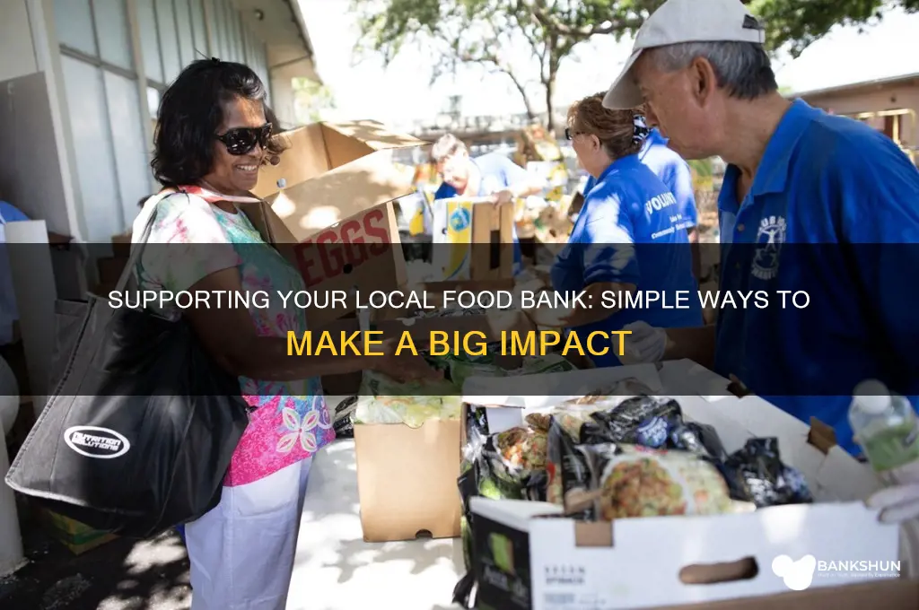 how to support my local food bank