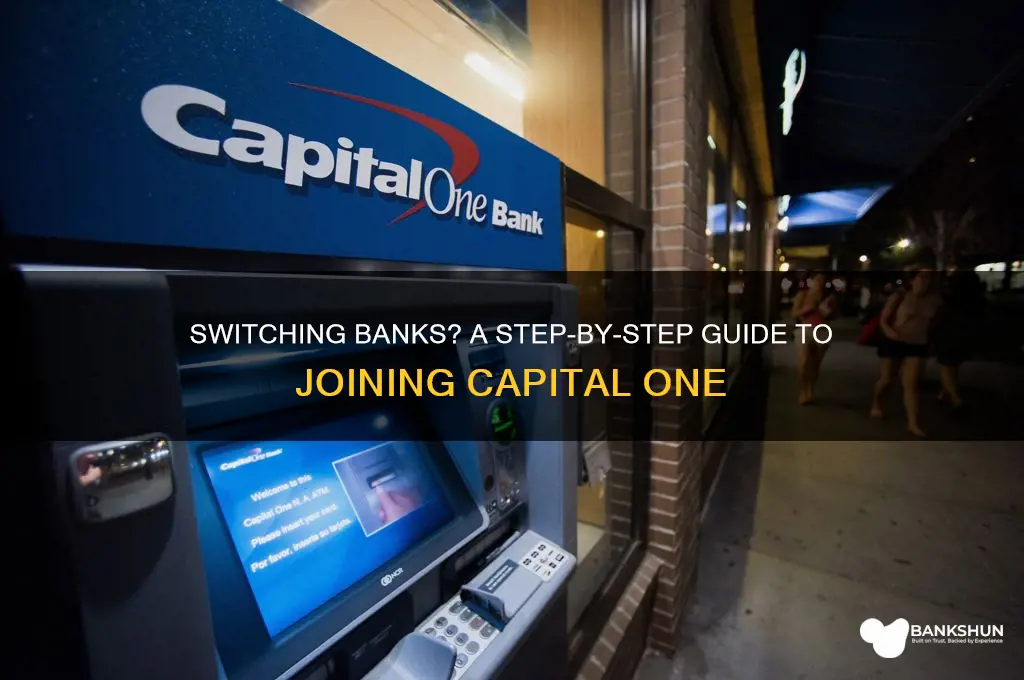 how to switch banks to capital one