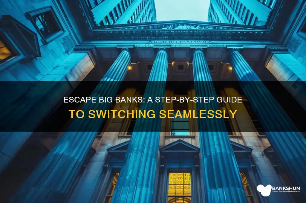 how to switch from a big bank