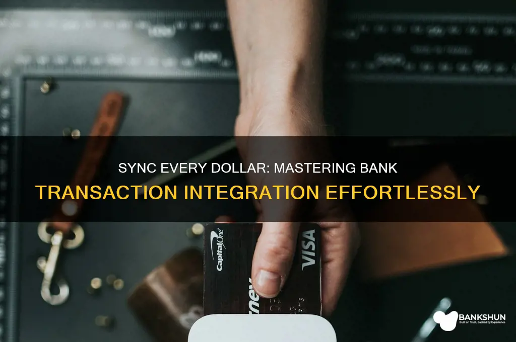 how to sync every dollar bank transactions