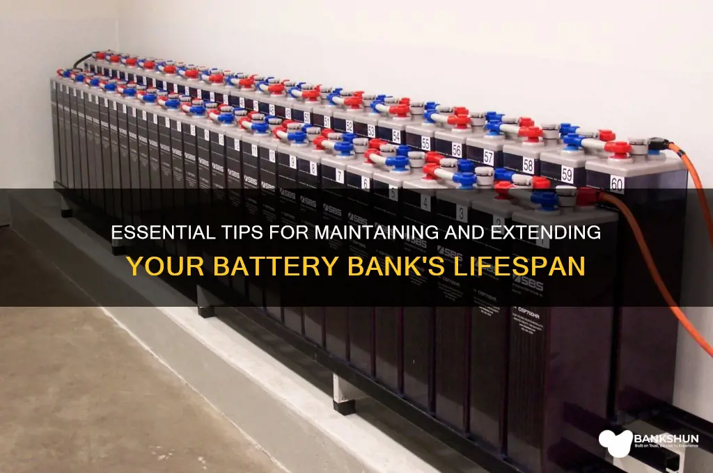 how to take care of battery bank