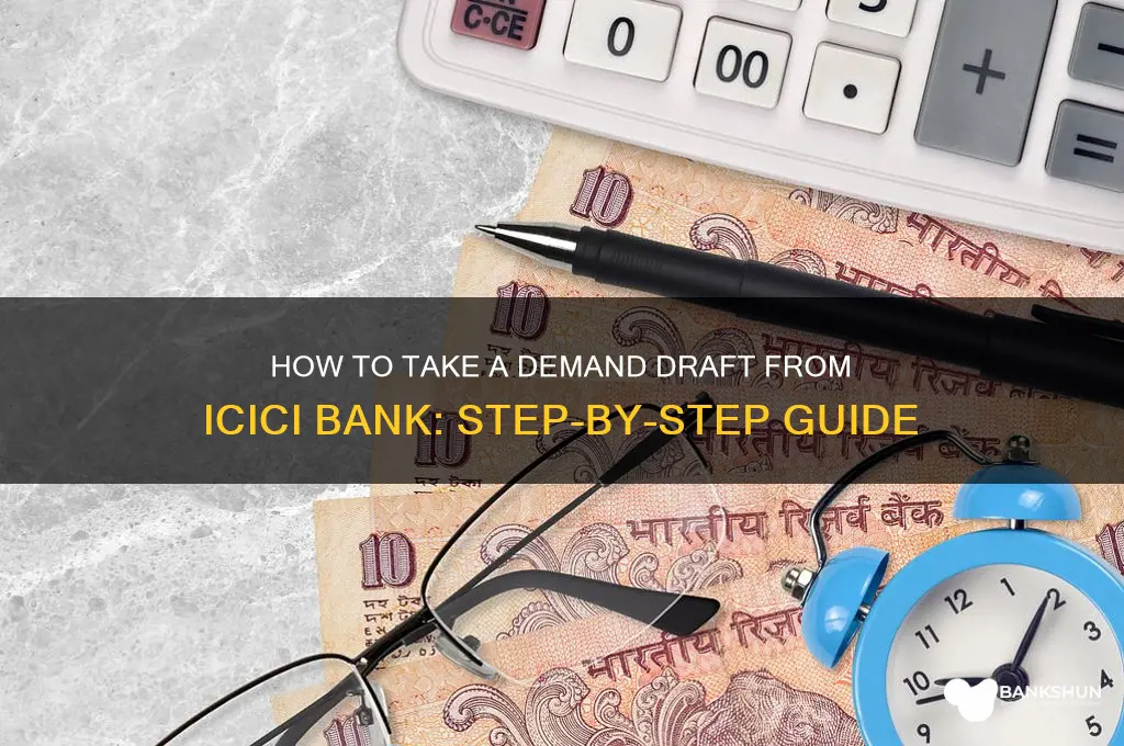 how to take dd from icici bank