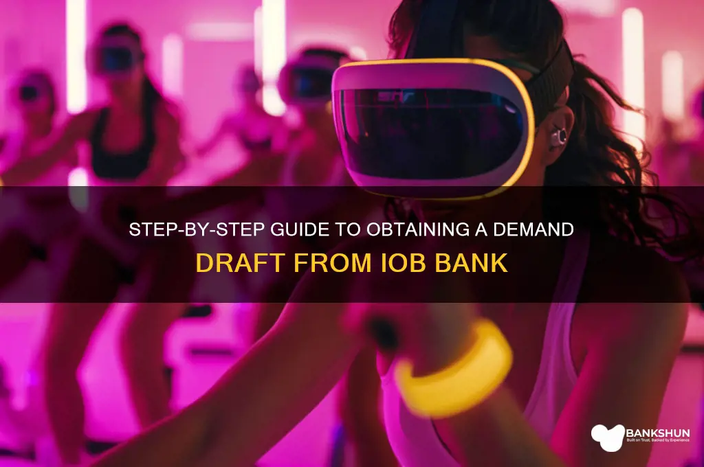 how to take dd in iob bank