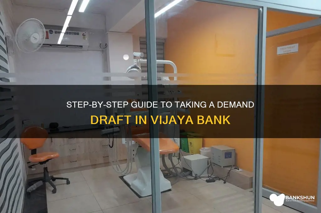 how to take dd in vijaya bank