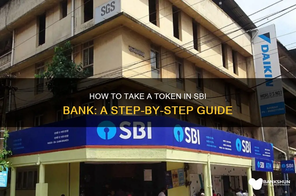 how to take token in sbi bank