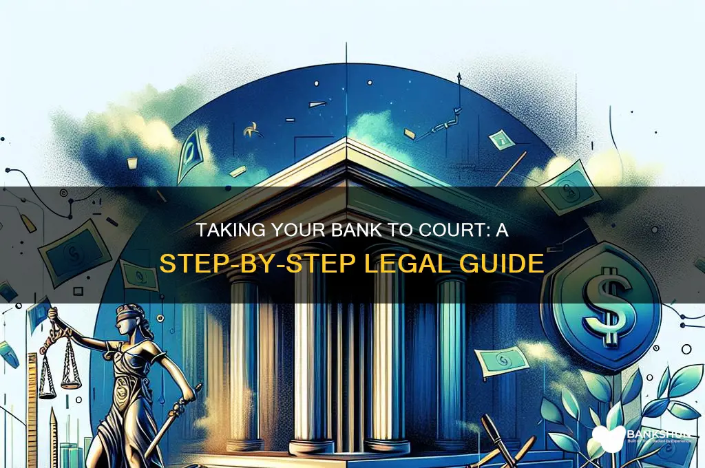 how to talk a bank to court