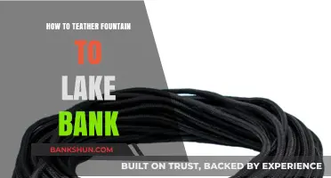 Securely Tethering Your Fountain to the Lake Bank: A Step-by-Step Guide
