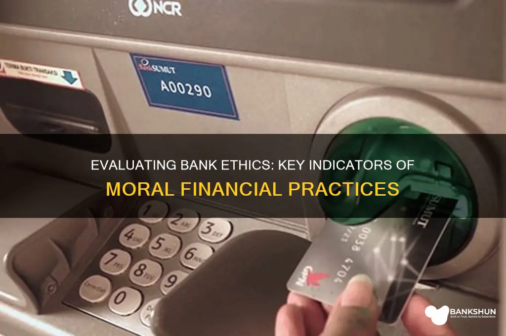 how to tell if banks are ethical
