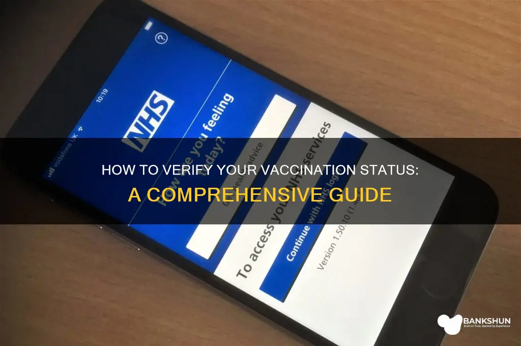how to tell if i was vaccinated