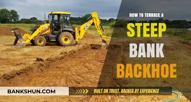 Terracing a Steep Bank with a Backhoe: Step-by-Step Guide
