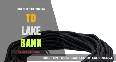 Securely Tether Your Fountain to the Lake Bank: A Step-by-Step Guide