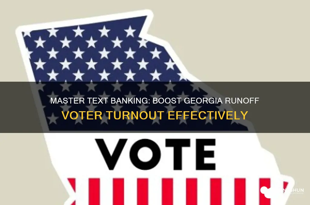 how to text bank for georgia runoff
