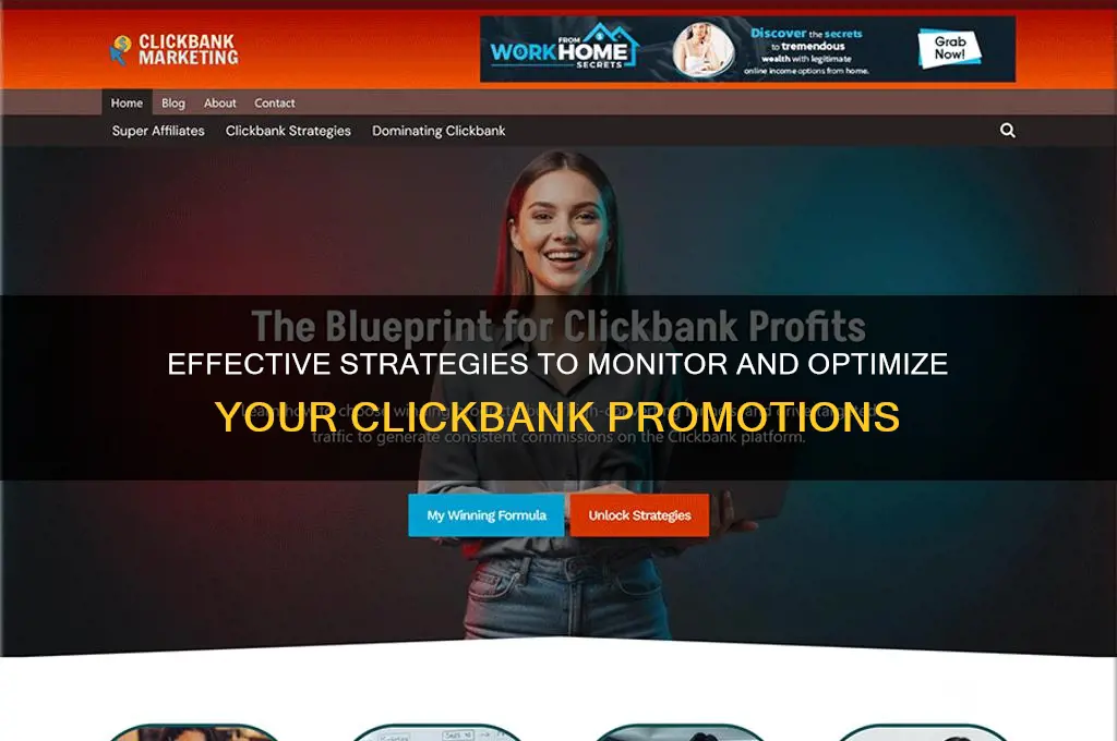 how to track your click bank promotes