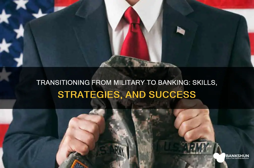 how to translate military service to banking
