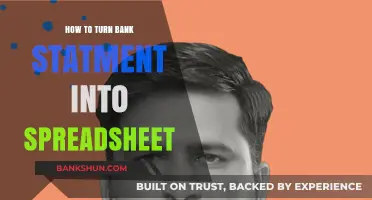 Effortlessly Convert Your Bank Statement into a Spreadsheet: A Step-by-Step Guide