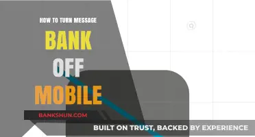 How to Disable Message Bank on Your Mobile Device Easily