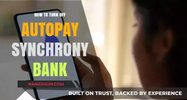 How to Disable Synchrony Bank Autopay: A Step-by-Step Guide