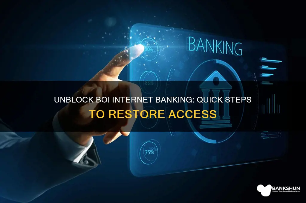 how to unblock internet banking in boi