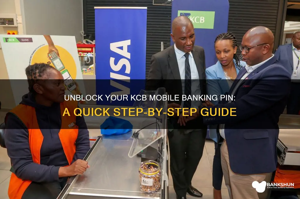 how to unblock kcb mobile banking pin