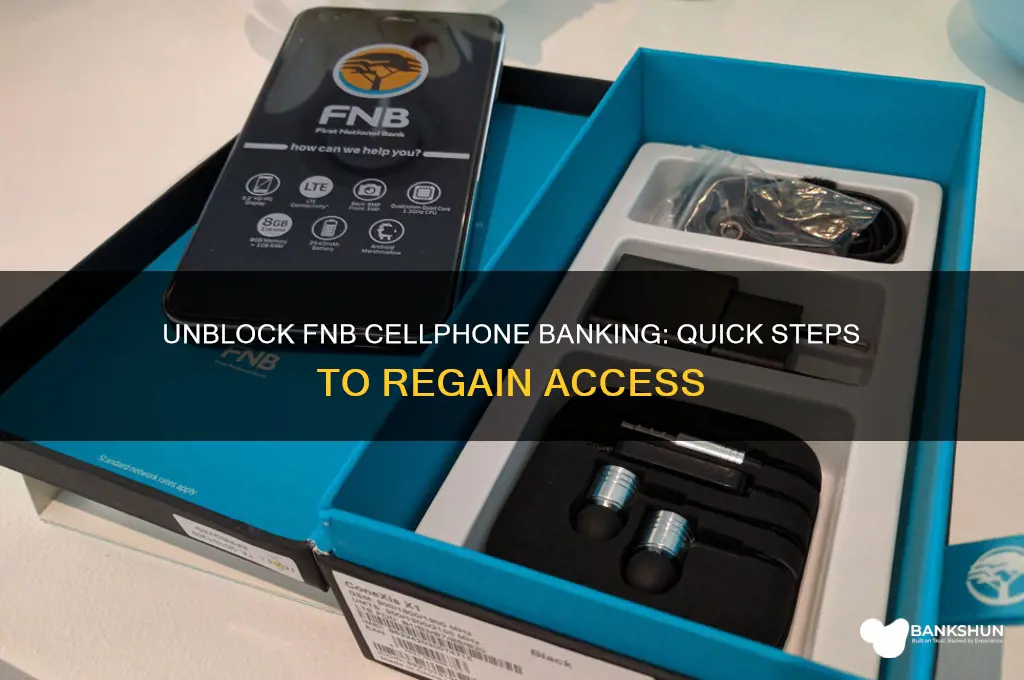 how to unblock my fnb cellphone banking