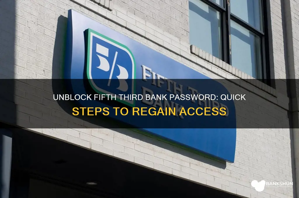 how to unblock password fifth third bank