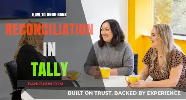 Undo Bank Reconciliation in Tally: A Step-by-Step Guide