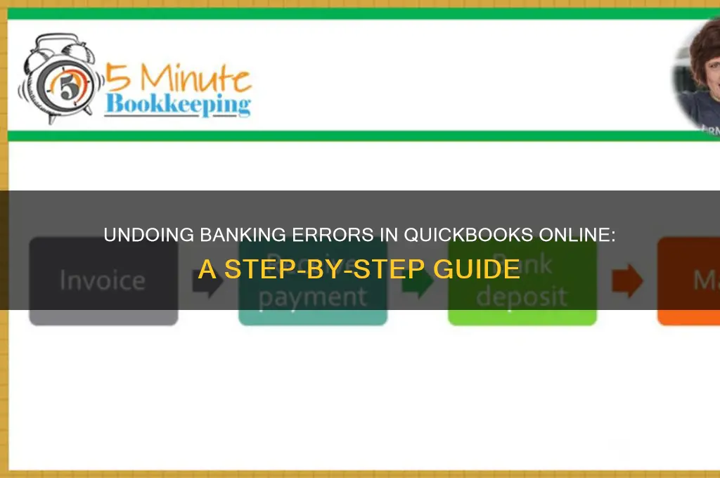 how to undue banking posted on qbo