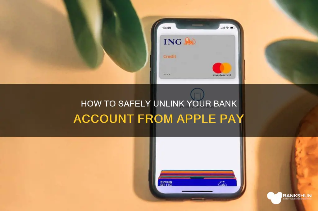 how to unlink bank from apple pay