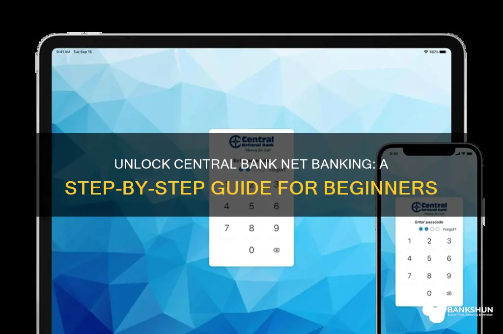 how to unlock central bank net banking