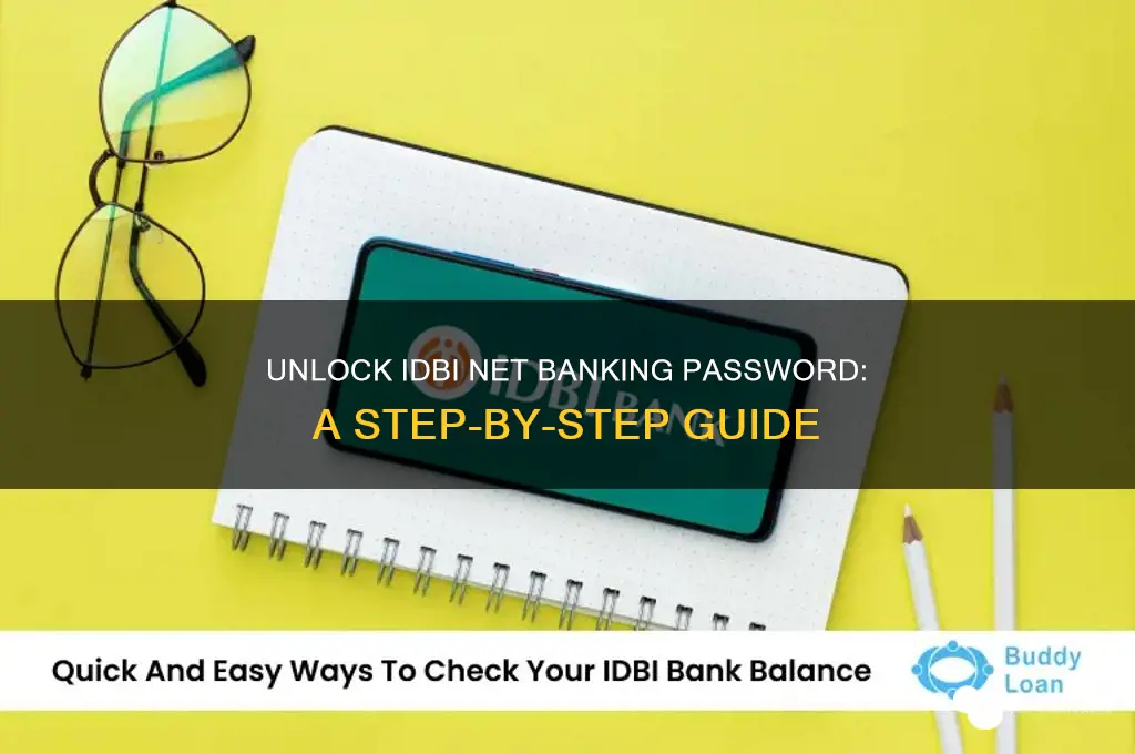 how to unlock idbi net banking password
