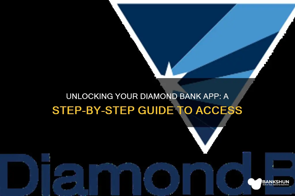 how to unlock my diamond bank app