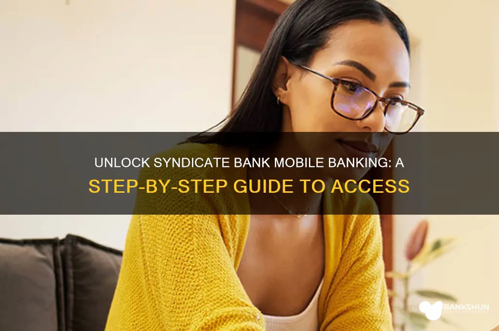 how to unlock syndicate bank mobile banking
