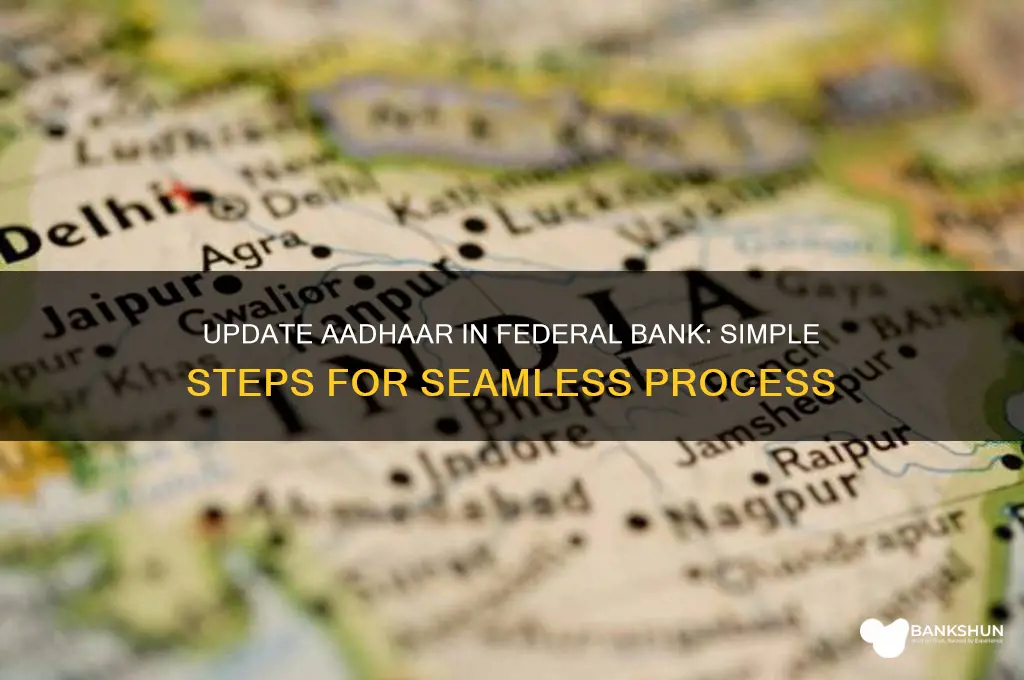 how to update aadhaar in federal bank